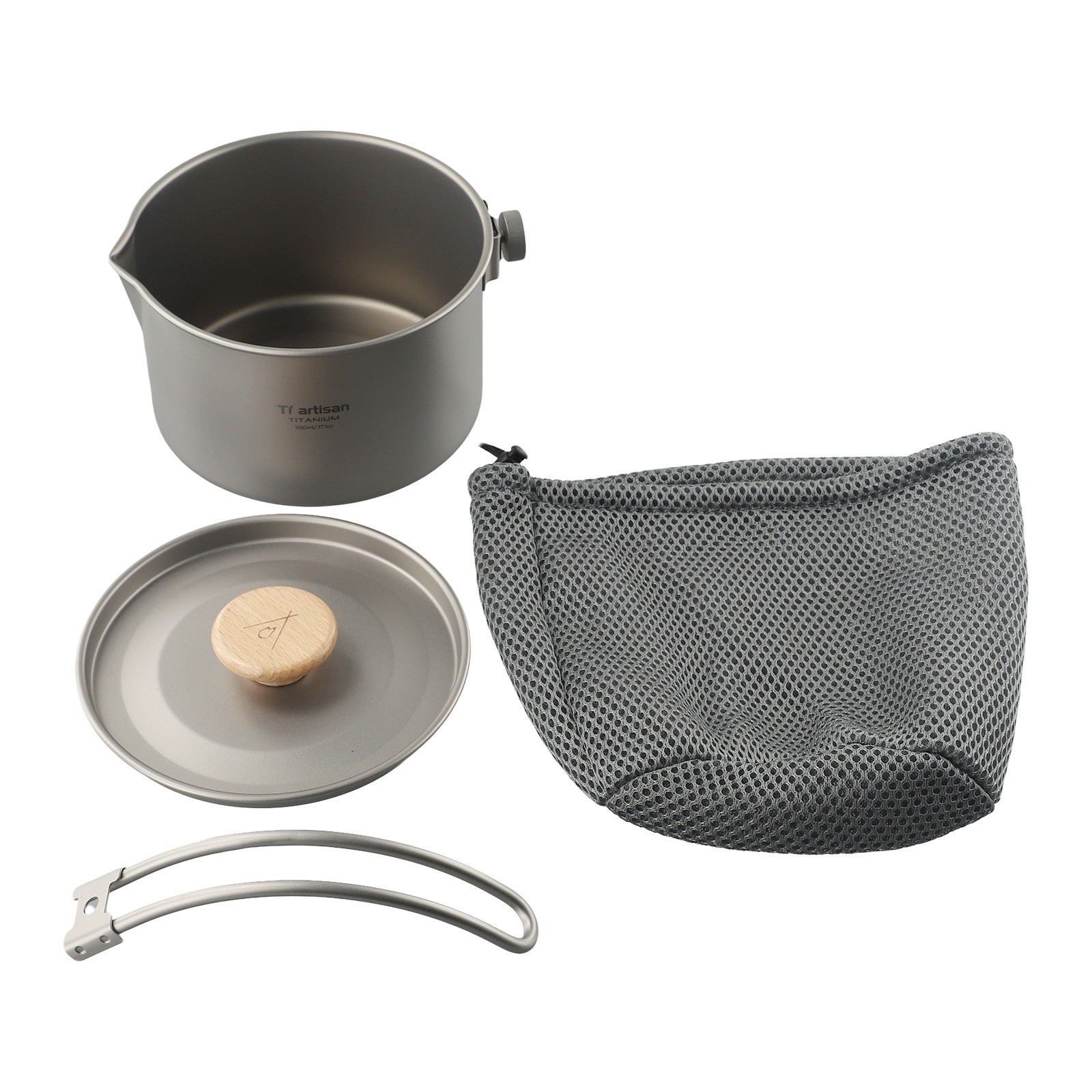 High Quality Hanging Pot Storage Sack Camping Pot Dismantling Picnic Cookware