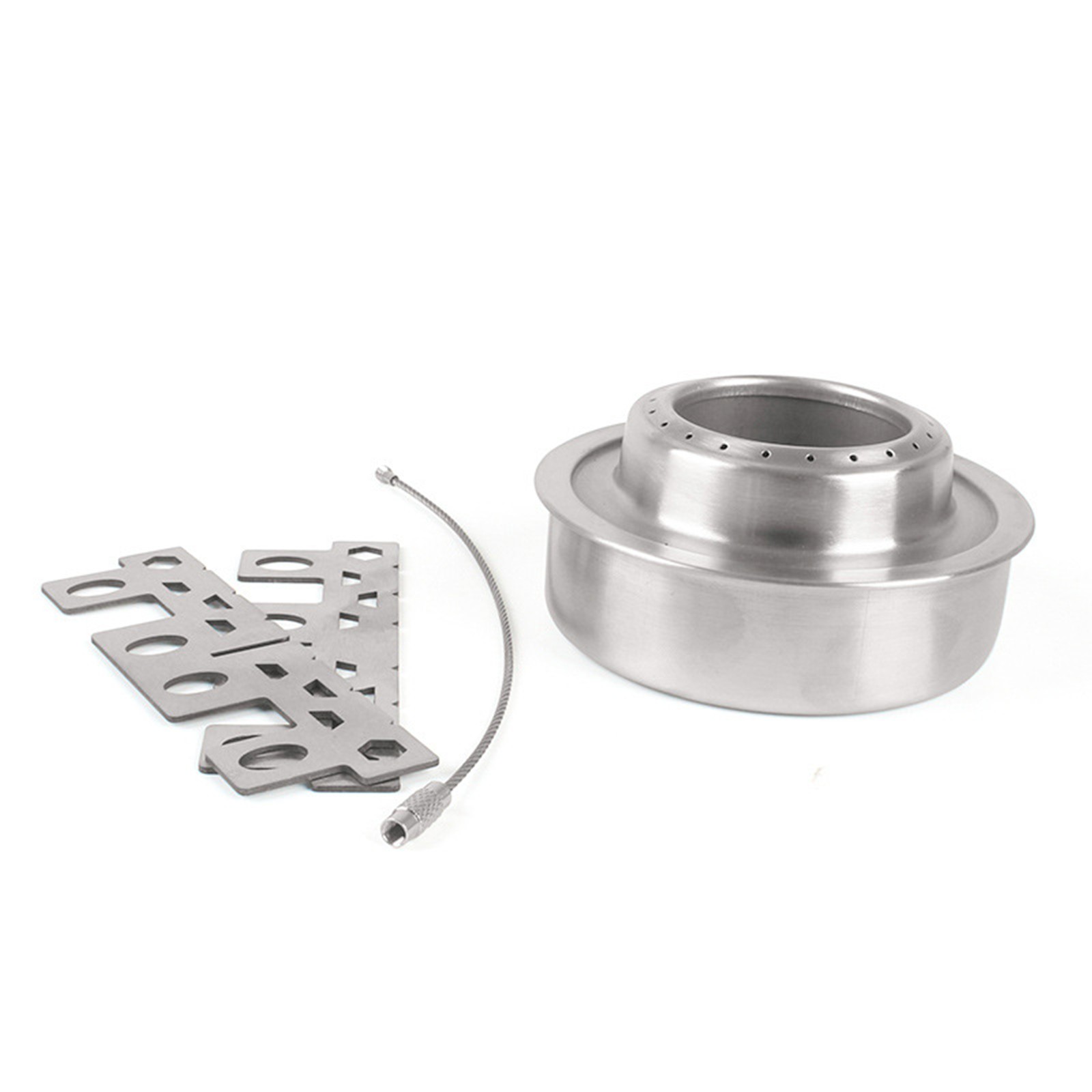 Alloy Outdoor Portable Camping Alcohol Stove Cooking Burner With Cross Stand d