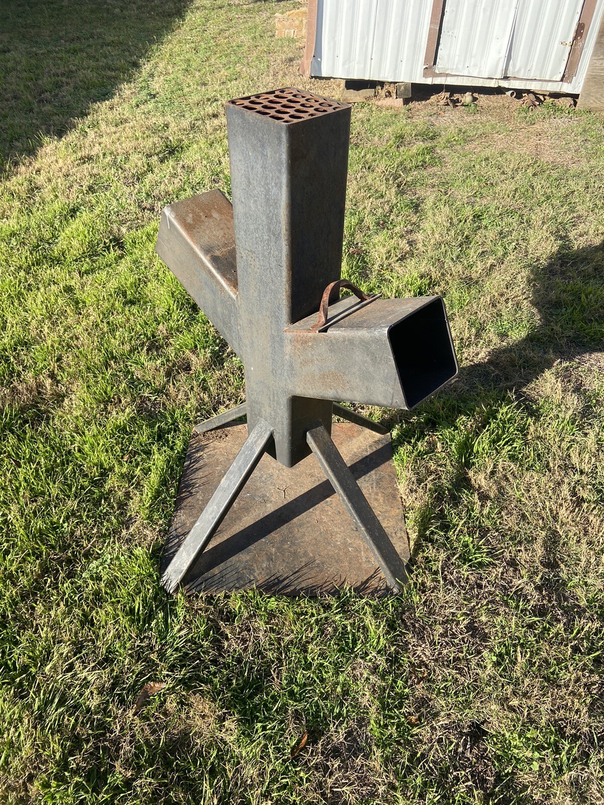 Rocket Stove Made In USA~ No China Metal. It’s All USA METAL AND VERY HEAVY