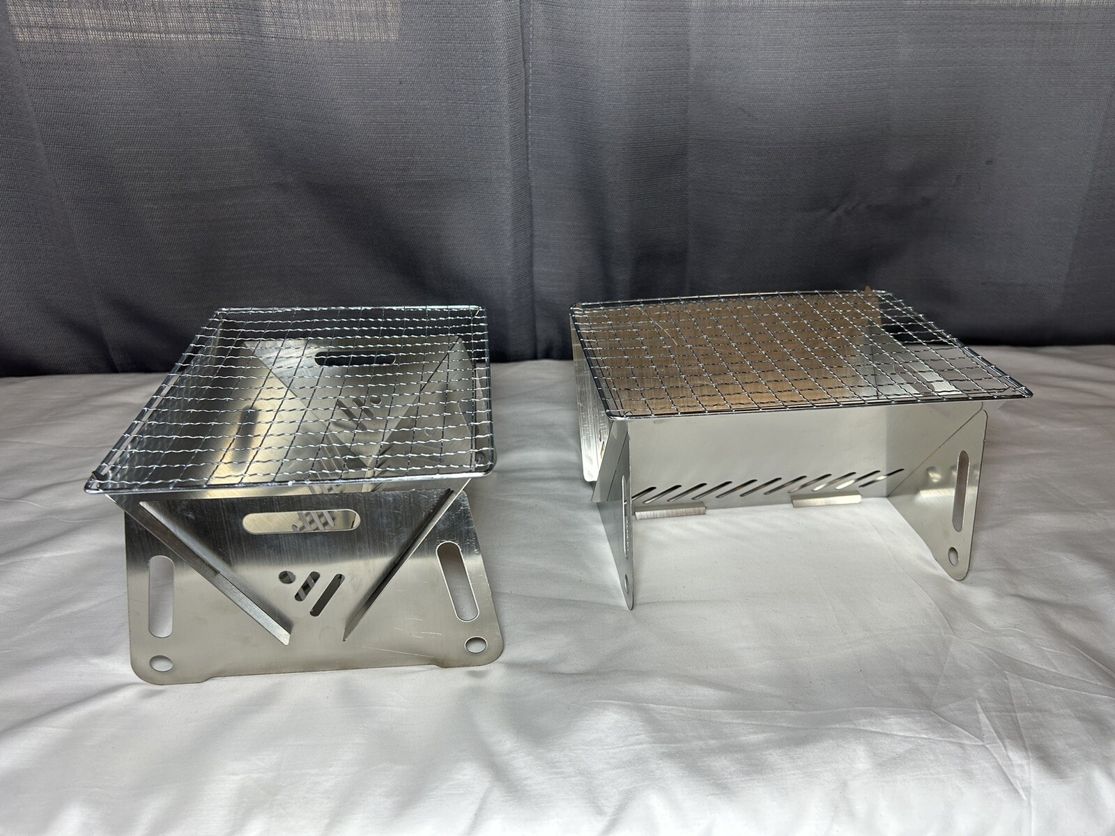 Portable Fire pit, Table Top Grill, Only 9 Ounces For Hiking, Backpacking, Etc.