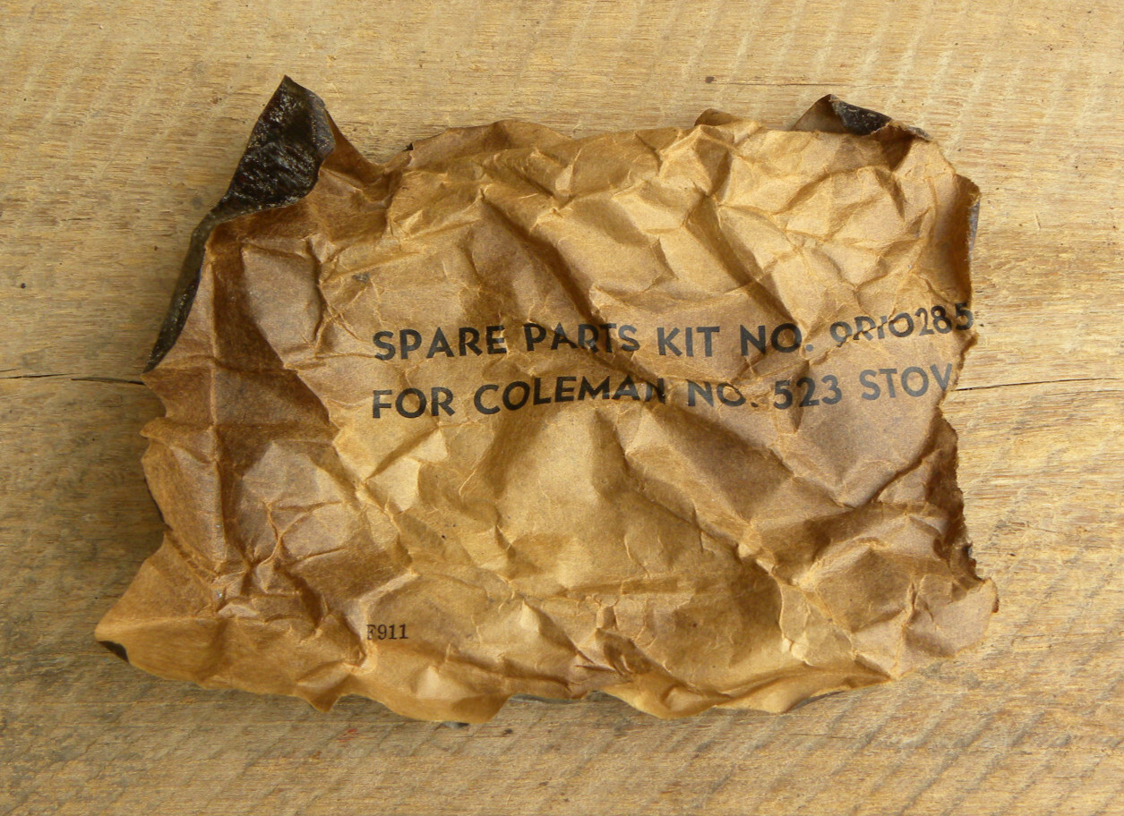 Coleman 523 Military Stove Filler Plug Gasket / Pump Leather ( READ )