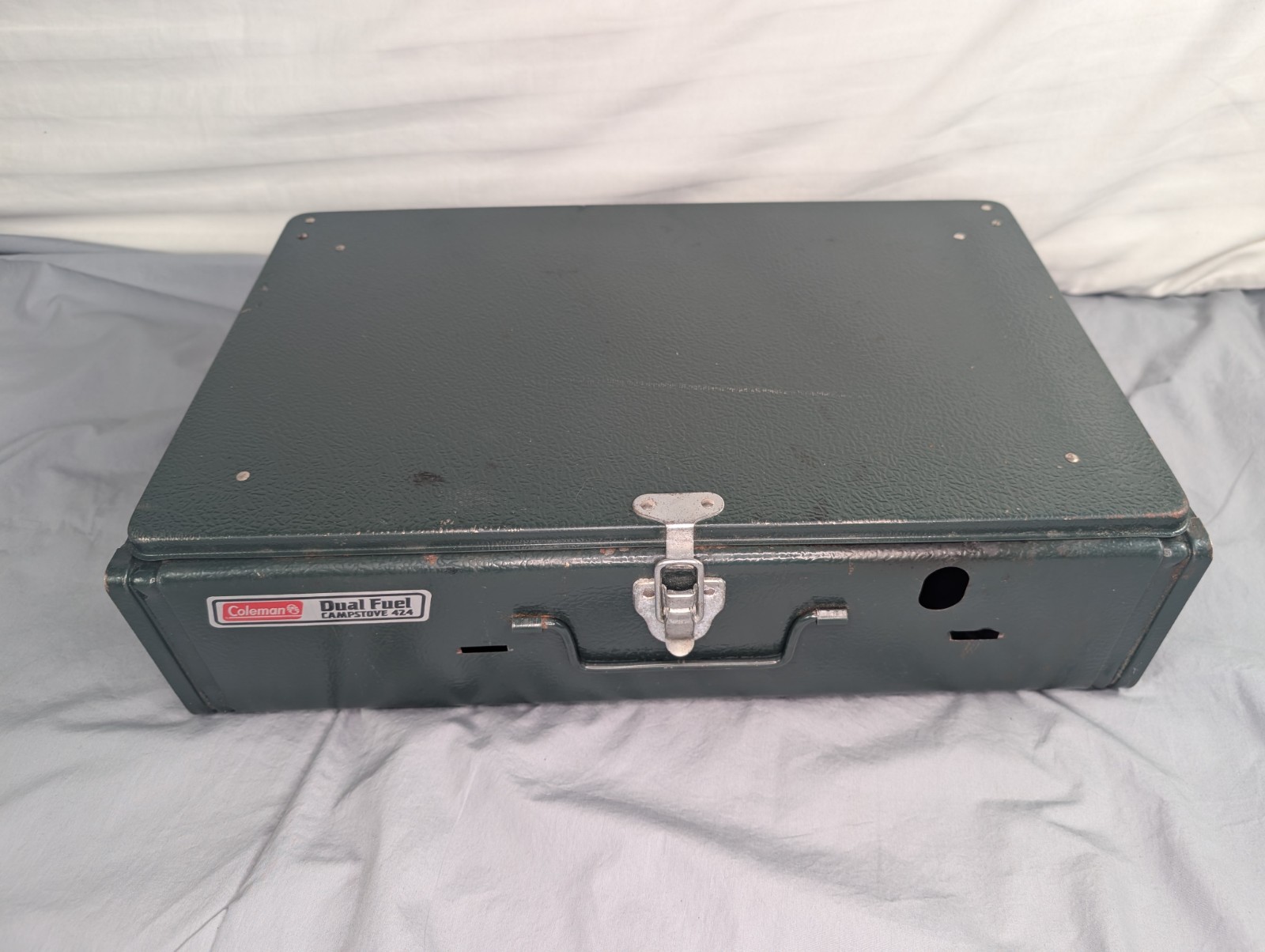 Coleman Dual Fuel Campstove 424 2-Burner Portable Camping Stove W/Carry Case