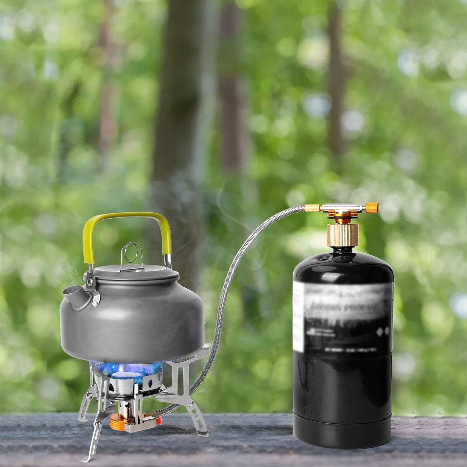 Estufa de gas portatil para acampar con mochila de 3500W con encendido NUEVO US