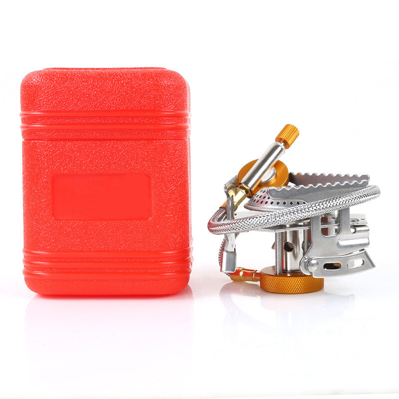 3900W Portable Backpacking Stove, Camping Gas Stove 1LB Propane Tank Adapter New