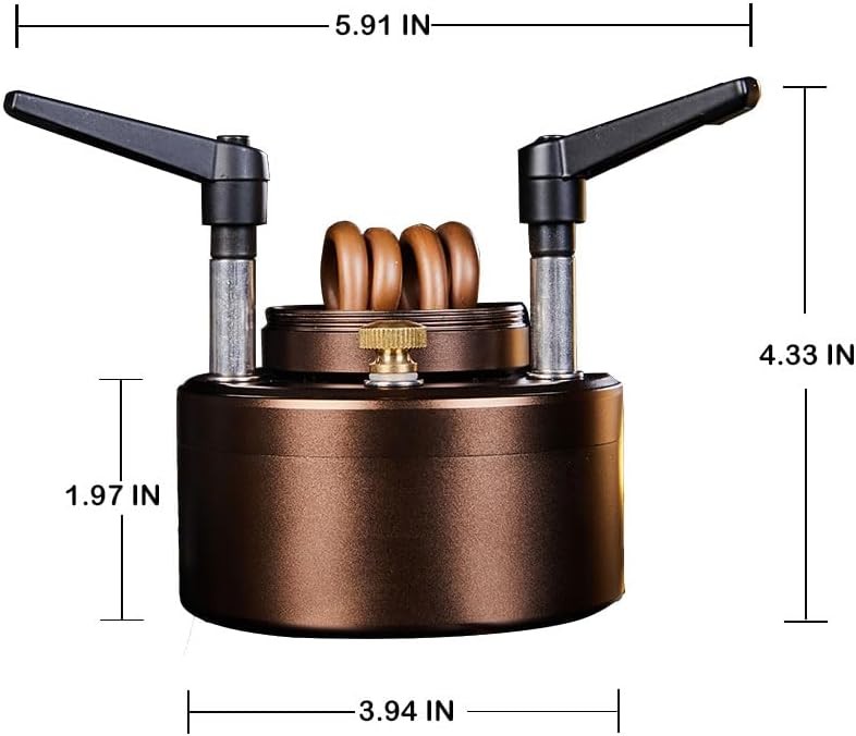 200ML Portable Backpacking Camping Stove W/ Windshield Outdoor Alcohol Burning