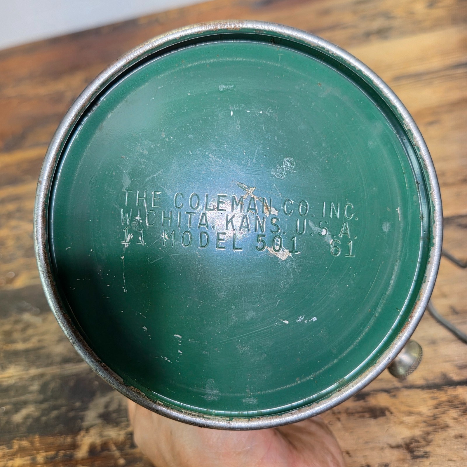 Rare Vintage Coleman Stove 501 502 Hybrid Transitional 1961 Green AS-IS