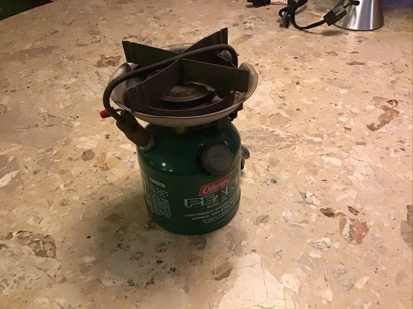 Coleman Peak 1 Model 576 Camp Stove, Tested Made in Canada 1976 Hike Vintage