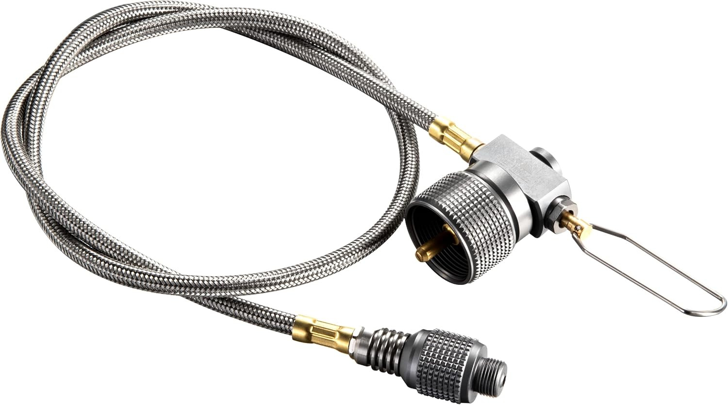 CAMPINGMOON Propane to Butane Camping Stove Adapter with Hose Valve Convert 16Oz