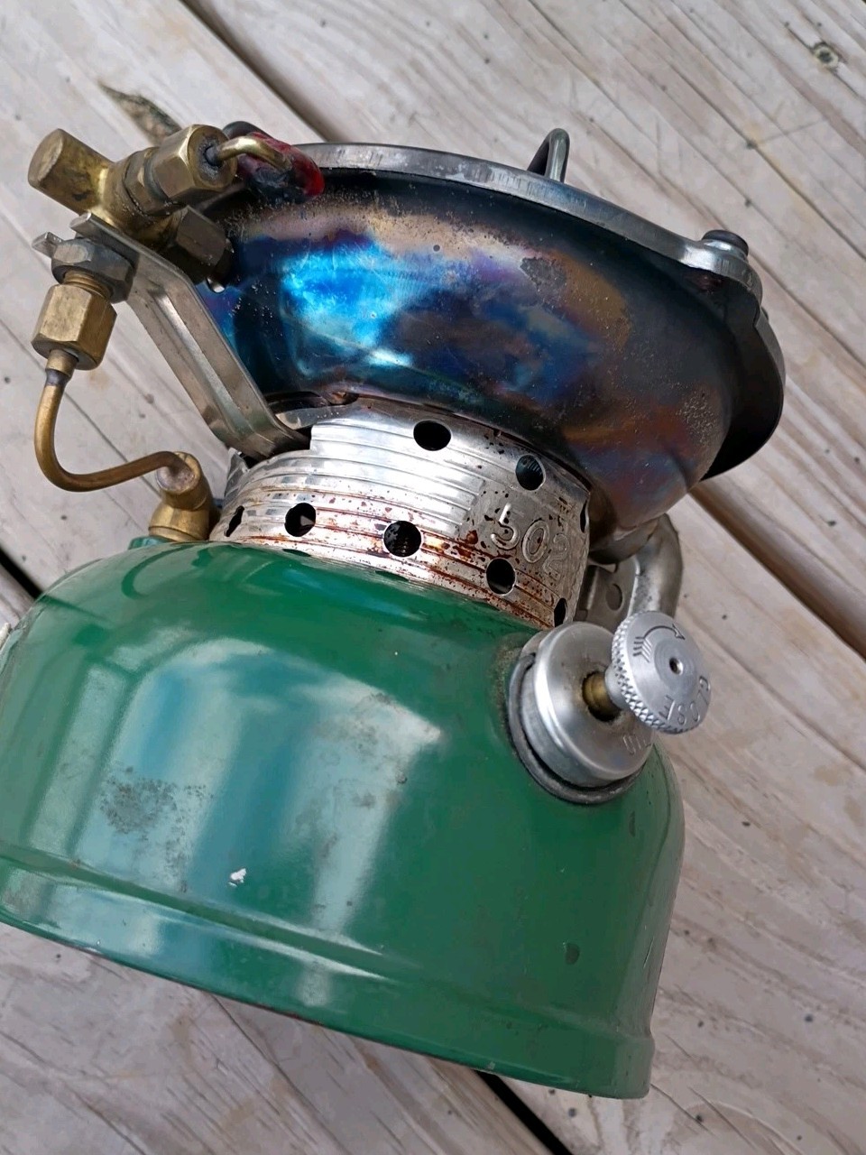 UNTESTED Sportster Camp stove MODEL 502-700 Dated 11 1980 W/ Literature Sticker