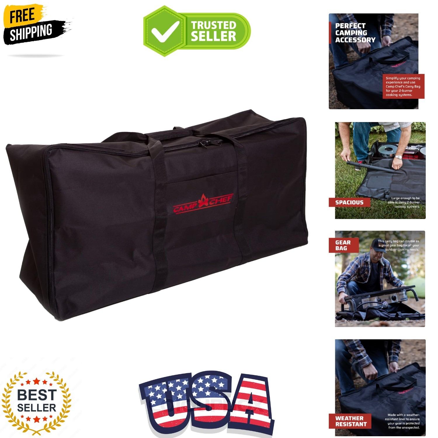 Carry Bag for Two-Burner Stoves