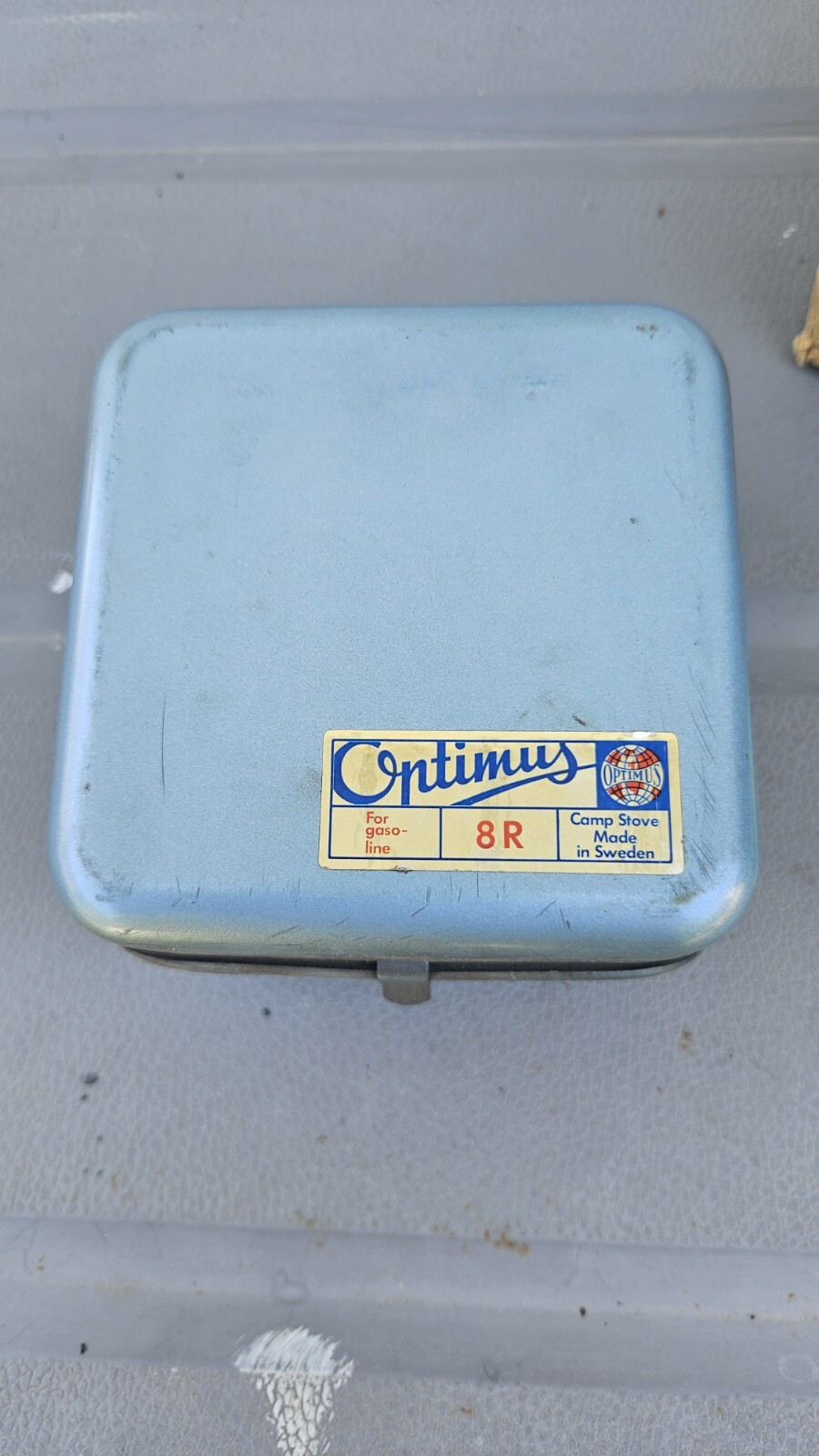 Vtg OPTIMUS 8R Single Burner Backpacking Camp Stove Made in Sweden