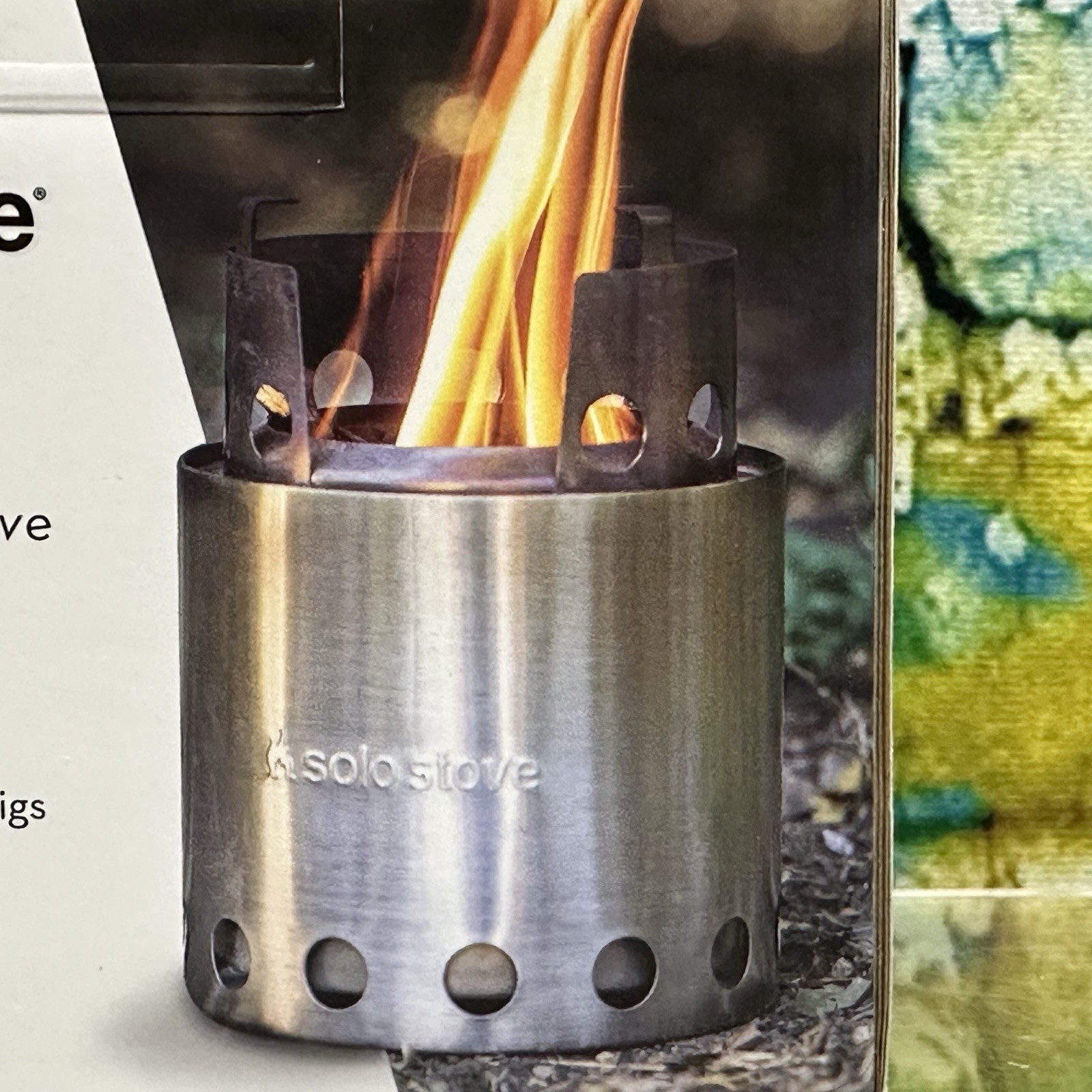 Solo Stove Lite Portable Camp Stove 304 Stainless Steel Low Smoke Bonfire NEW!