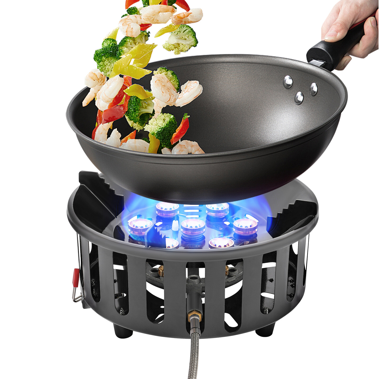 Propane Burner Single Propane Stove Windproof Gas Stove for Outdoor Cooking