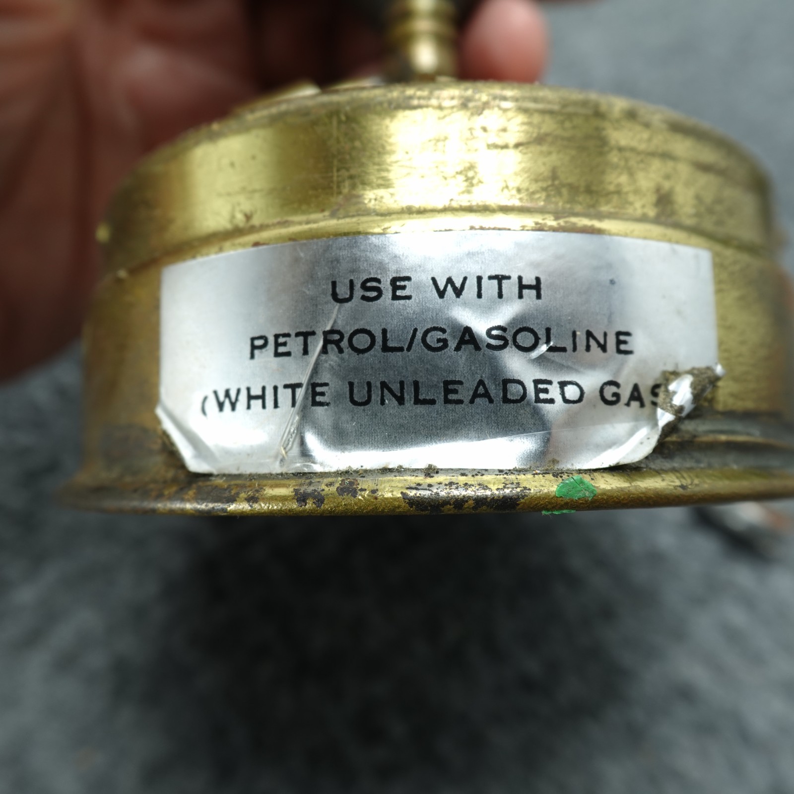 Fire-Lite Brass Backpacker Camp Stove 15oz W/ Box Accessories Vintage