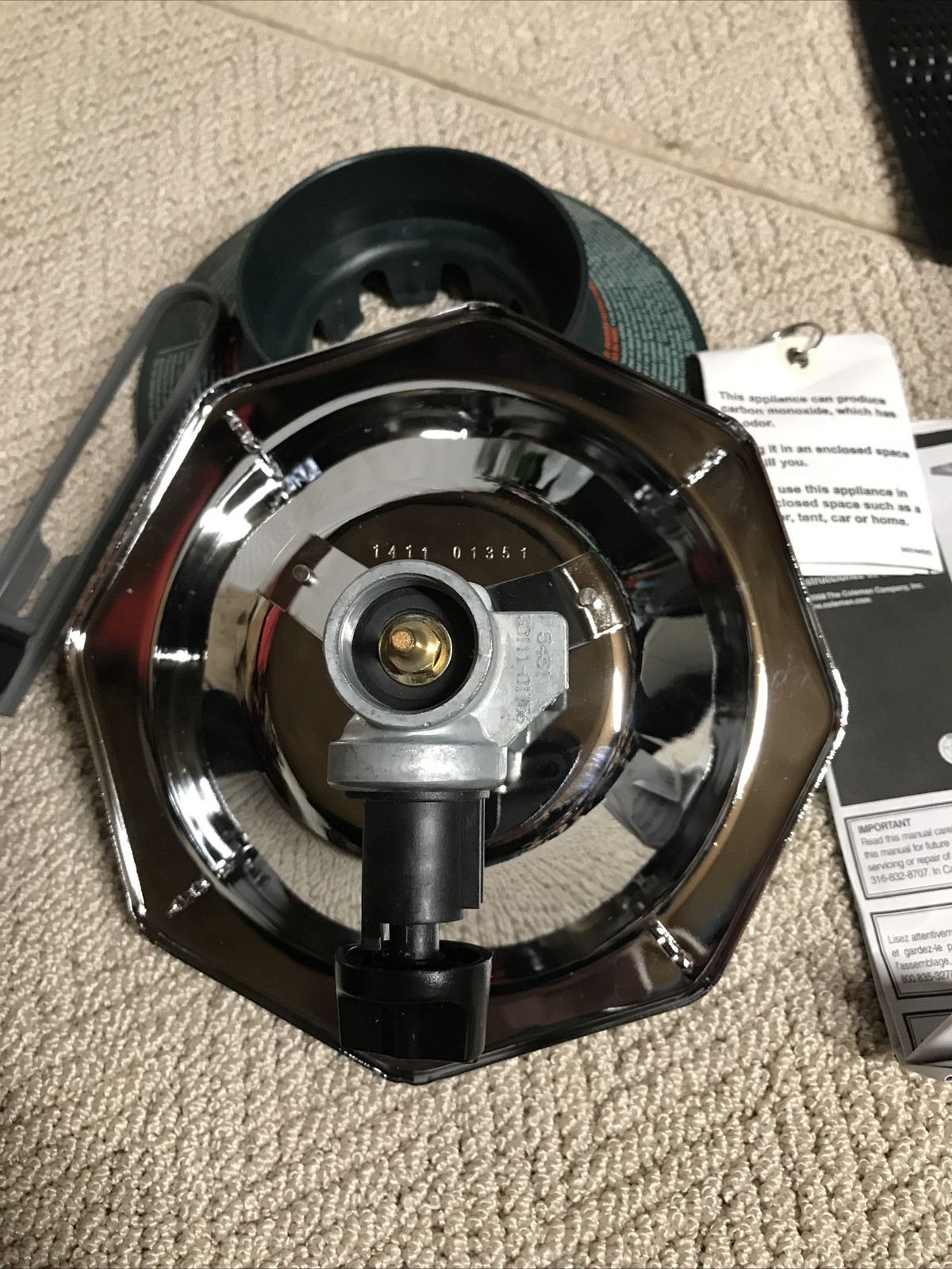Coleman Perfectflow One Burner Camping Stove Propane Looks Hardly Used