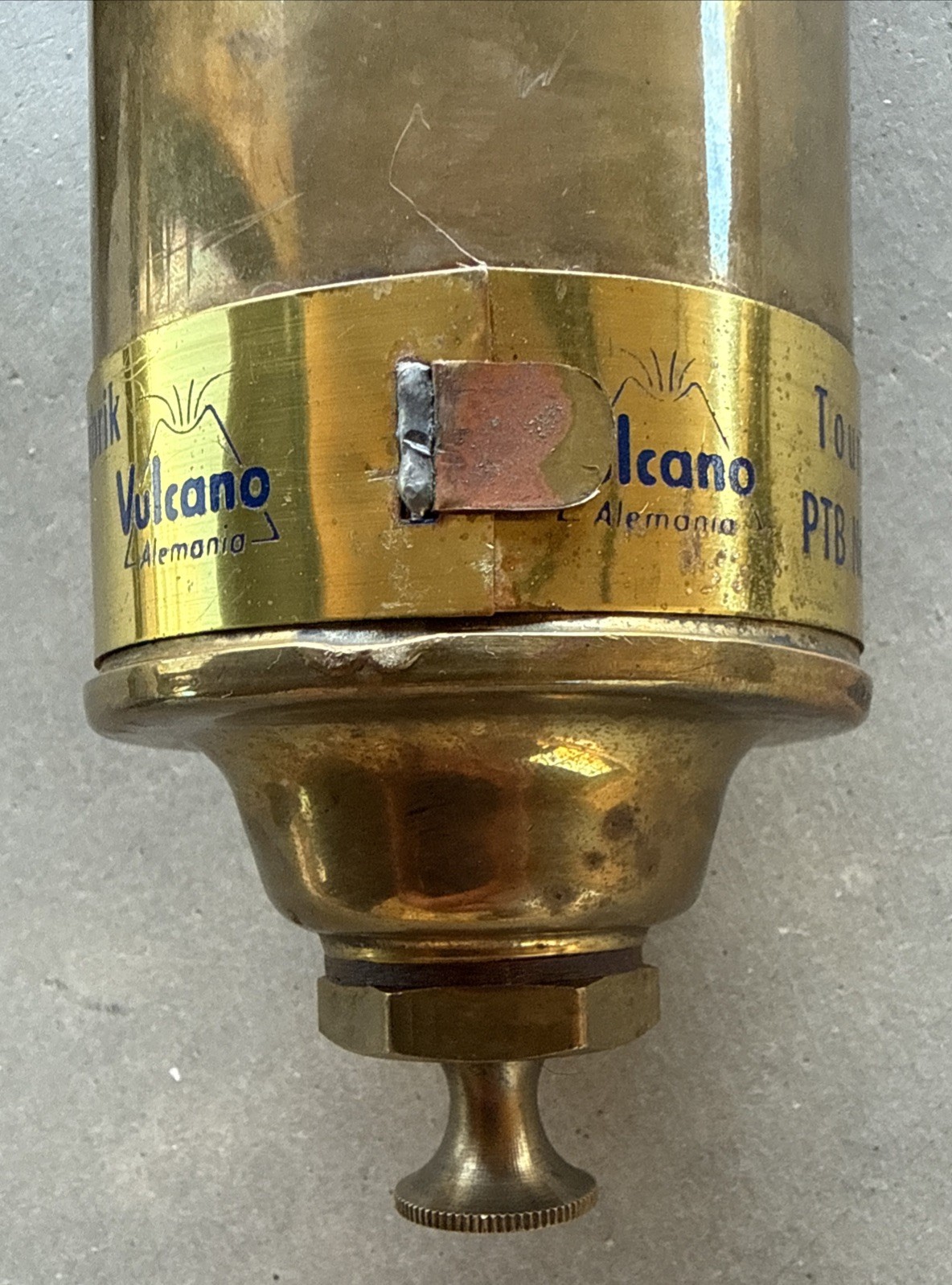 Vulcano Alemania Camp Cook Stove Ludensheid Brass Backpack Germany Tourist
