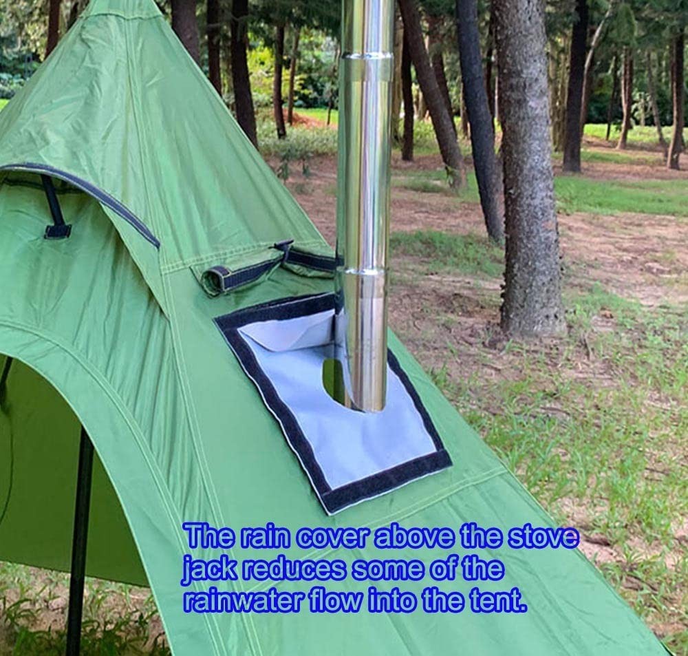 FireHiking Hot Tent Stove Jack 9″ x 7.8″ with x 7.8″/ 23cm *20cm, Black