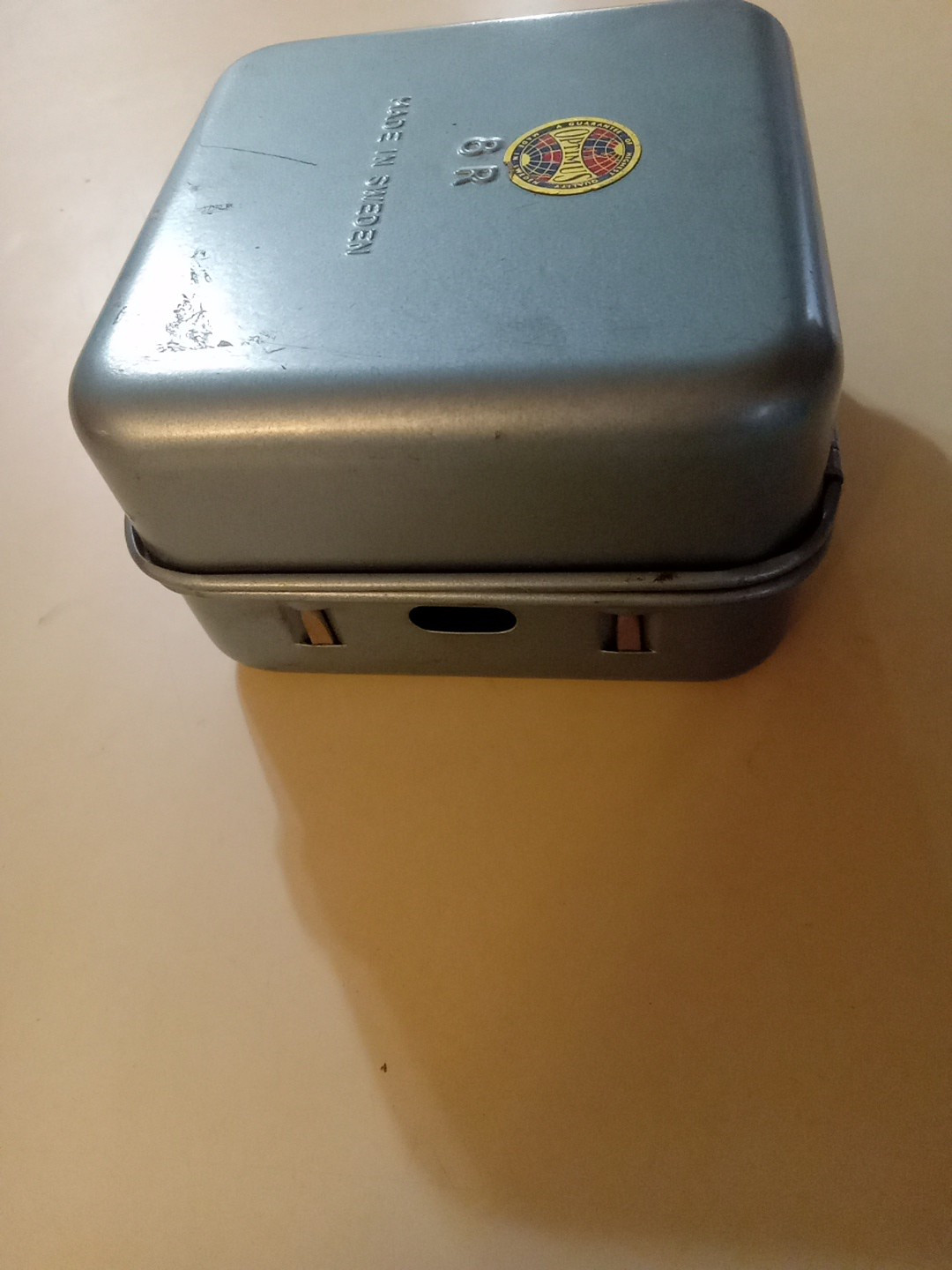 Vintage Optimus Single Burner Backpacking Camp Stove 8R Made In Sweden