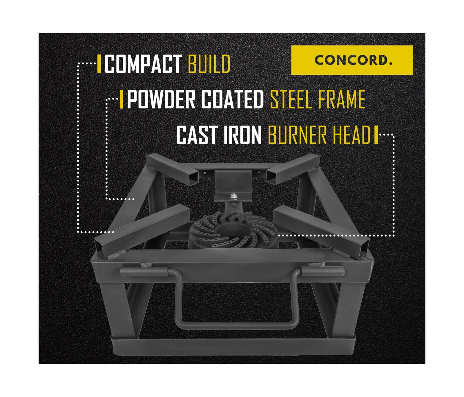 CONCORD 12″ THE BLOCK BURNER Single Propane Outdoor Burner. 100,000 BTU Great…