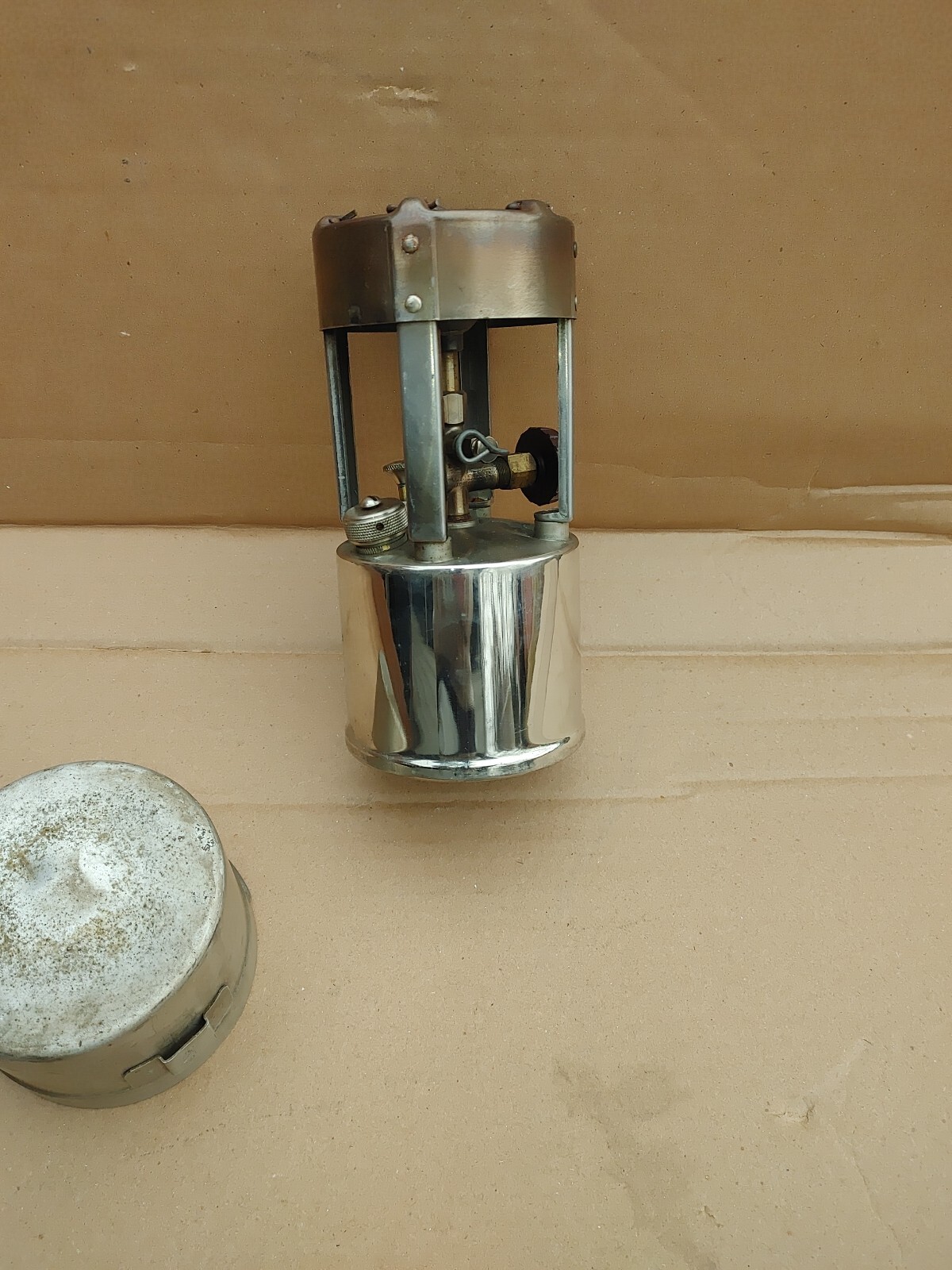 Military Coleman No530 Single Burner Gas Camp Pocket Cooking Stove B 47 Nice Con