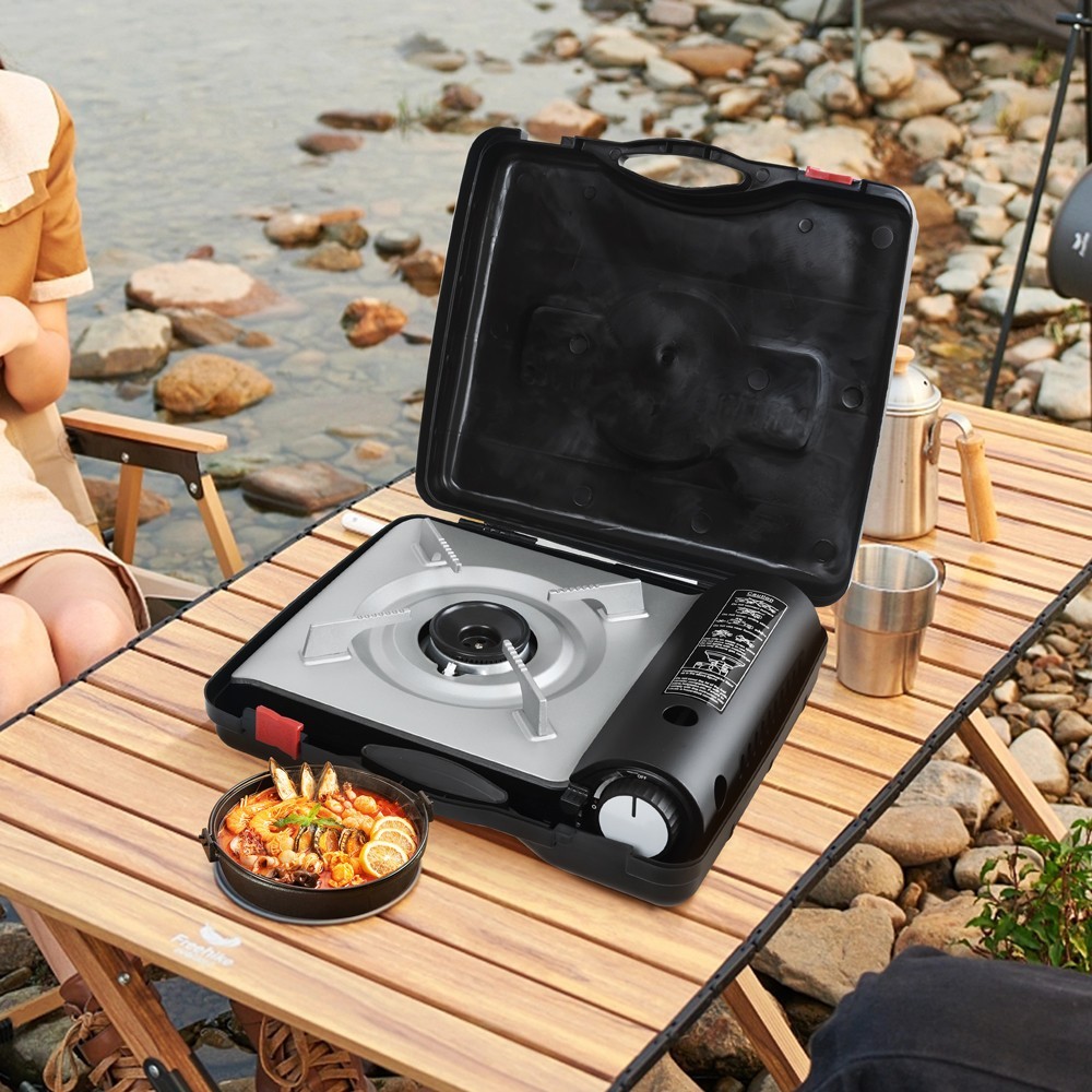 REDSUN F8 Portable Camping Stove – 3.5kW Ceramic Burner, Ultra-Thin, Outdoor