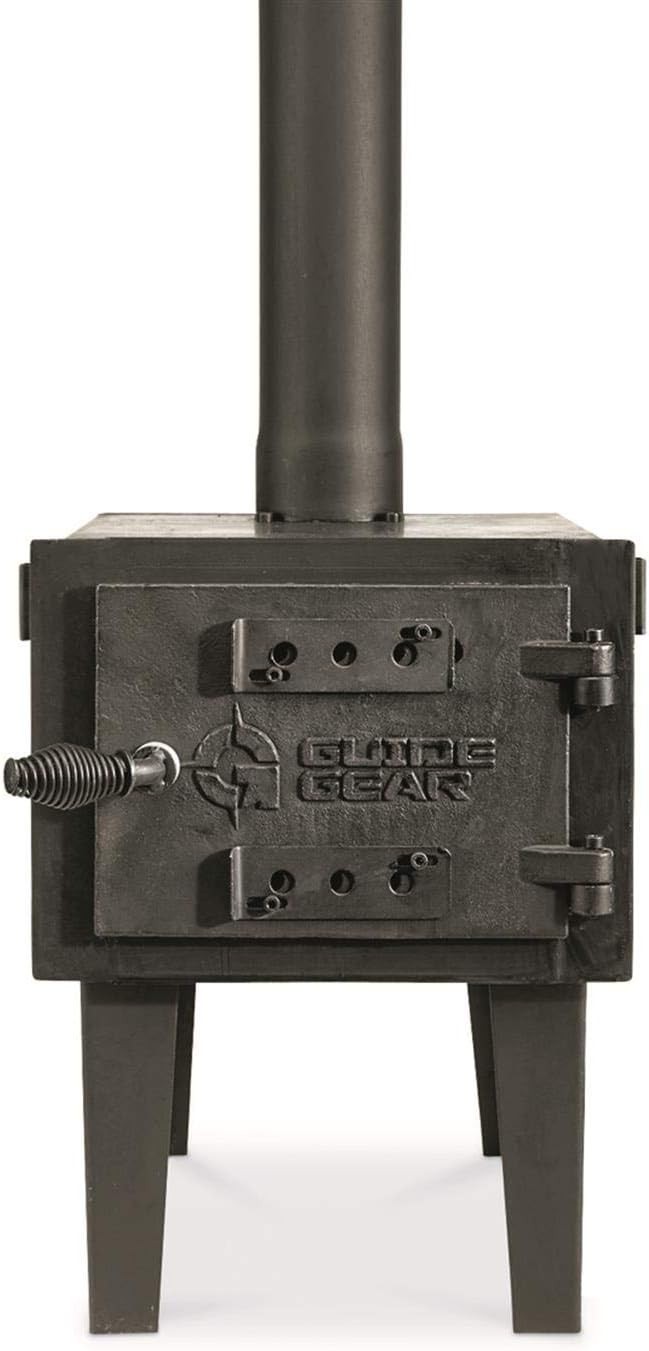 New Outdoor Wood Burning Stove Portable w/ Chimney Pipe for Cooking and Camping