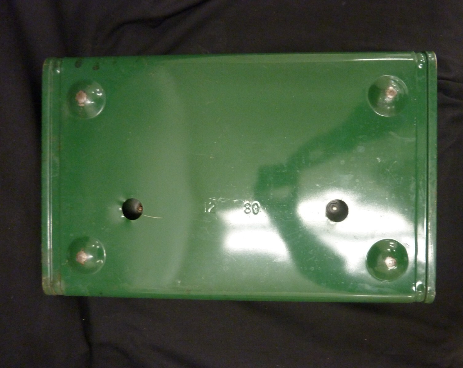VINTAGE COLEMAN MODEL 425F GAS PORTABLE CAMP STOVE 2 BURNER GREEN