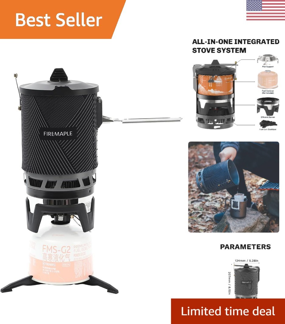 Efficient Star Backpacking Stove – Lightweight, Quick Boiling for Outdoor Use