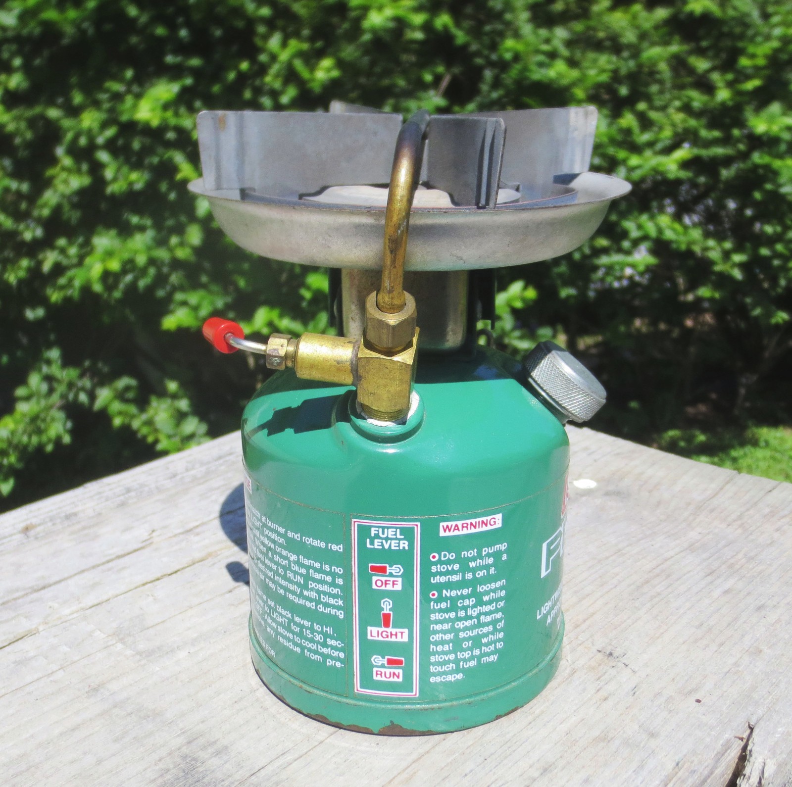Vintage Coleman Peak 1 #576 Lightweight Backpack Stove Dated 2/77 Made in Canada