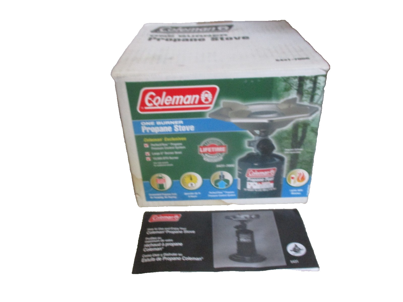 New Coleman 5431-700G One Burner Propane Stove Open Box