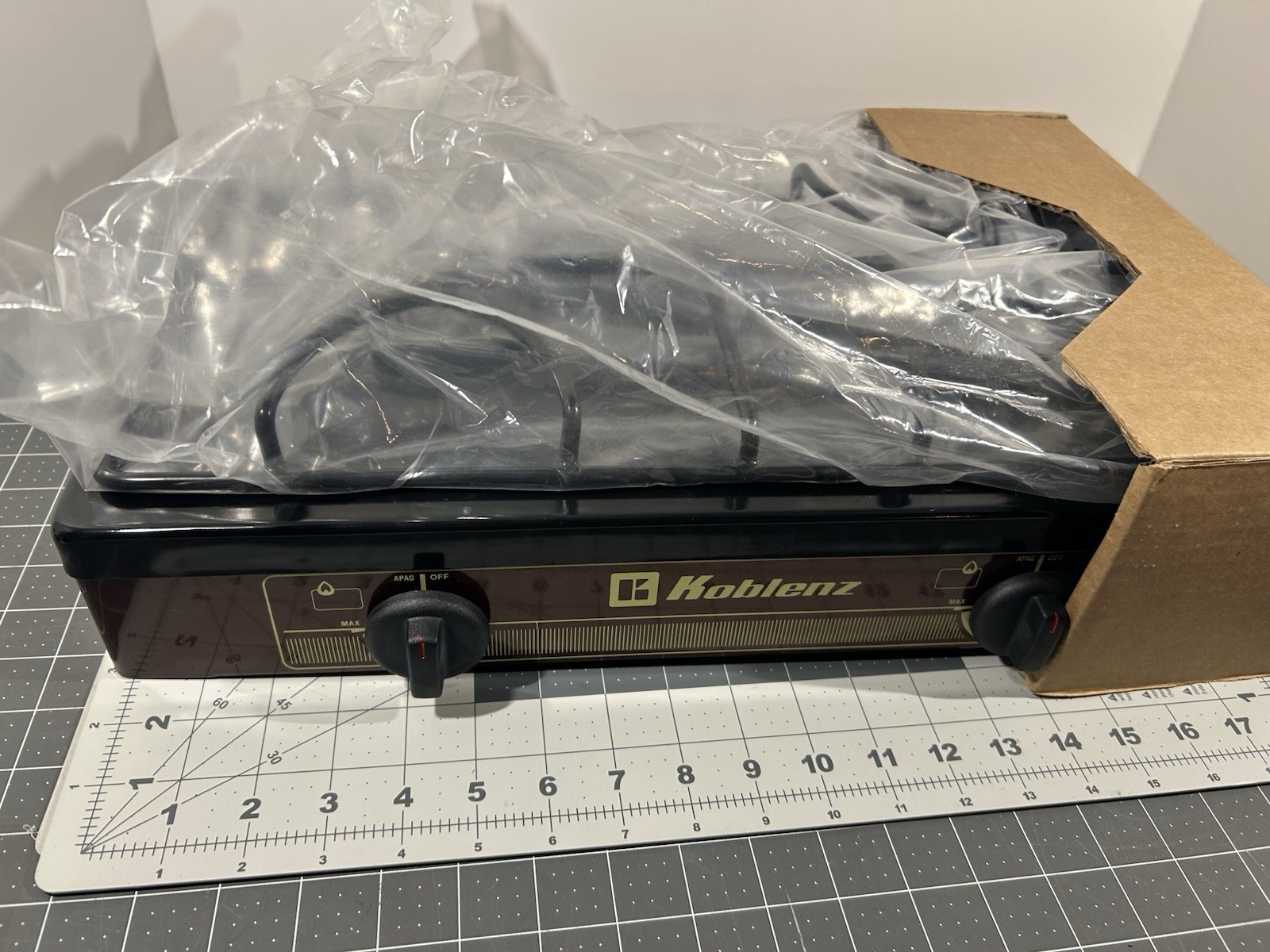 Koblenz PFK-200S 2-Burner Gas Stove, Brown. “Brand New” Gas L.P Stove Parill