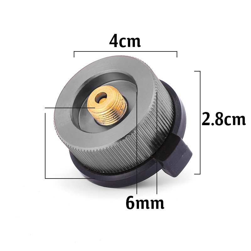 Camping Stove Metal Butane Gas Adapter Convert Fuel Canister Tank Converter