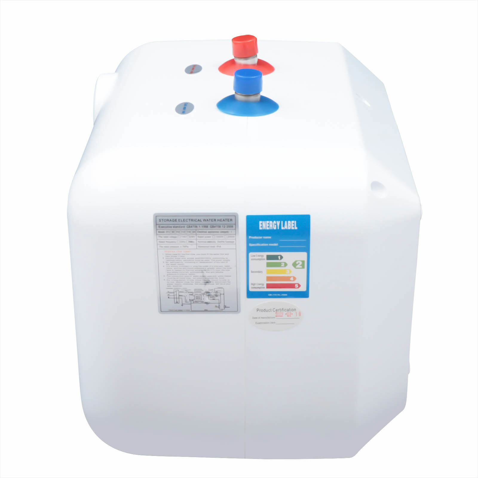 Instant Electric Hot Water Heater Shower Compact Mini-Tank Storage RV 10L 1500W