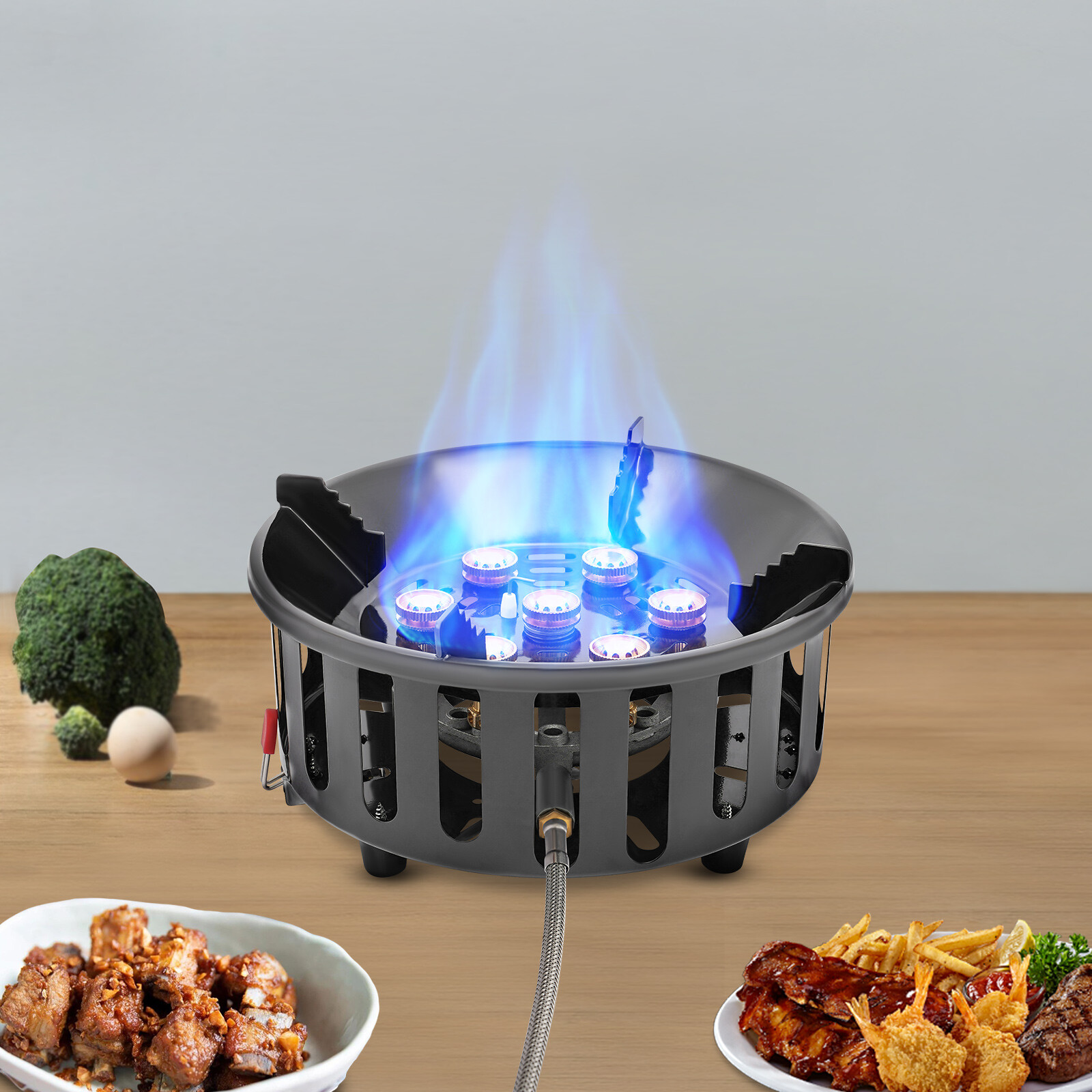 Propane Burner Single Propane Stove Windproof Gas Stove for Outdoor Cooking