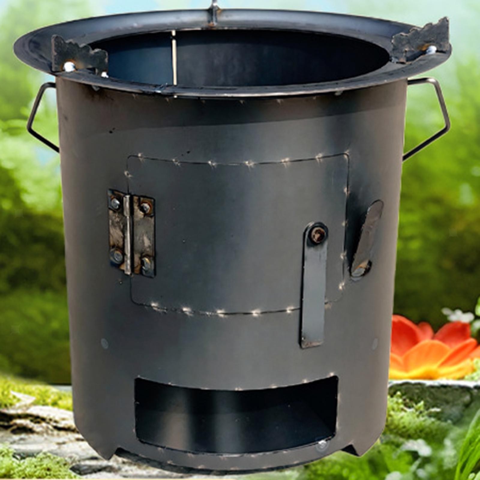 Wood Furnace Outdoor Cooking Fire Pit Multifunctional Cook over Fire Practical