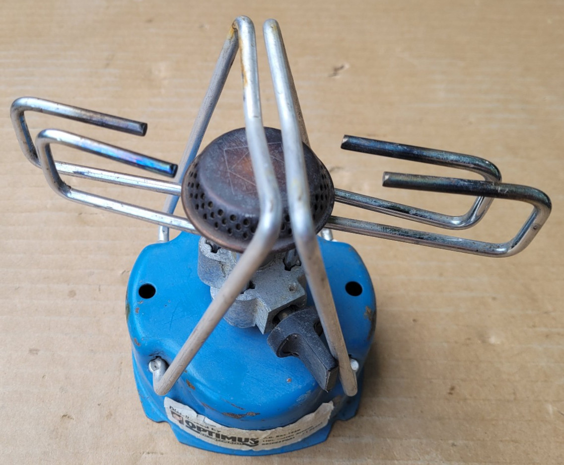 Vintage BLEUET 206 Butane Camp Stove Camping Gaz SINGLE BURNER, LIGHTWEIGHT