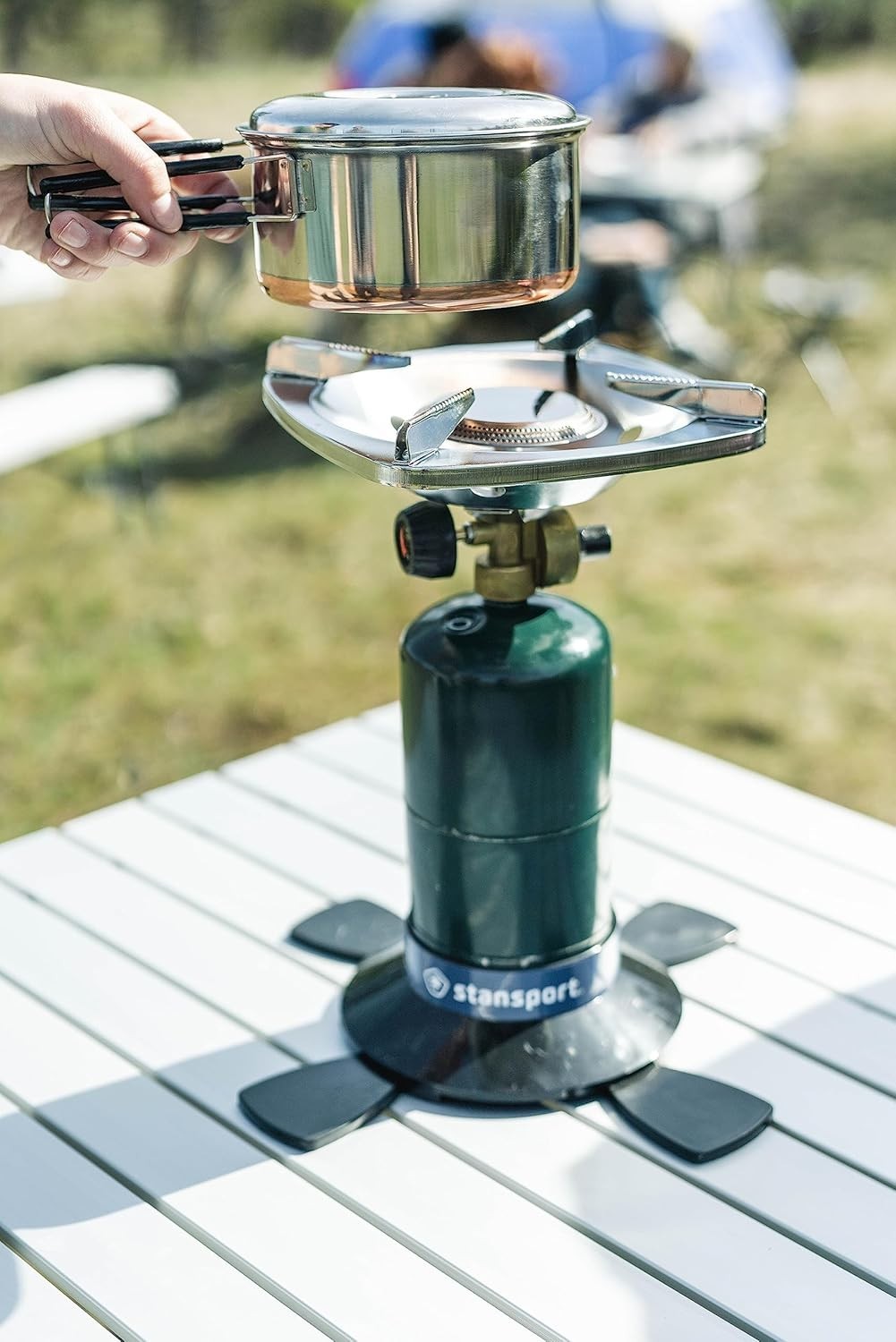 Lightweight Outdoor Camping Propane Stove – 10,000 BTU with DuraBase Sturdiness