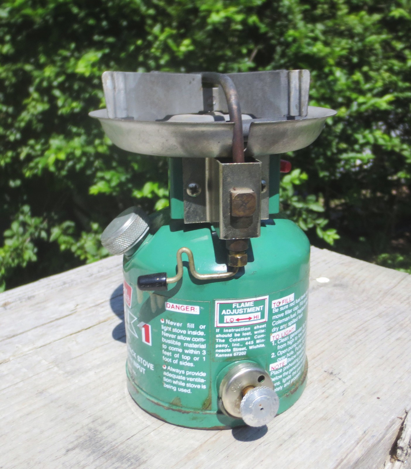 Vintage Coleman Peak 1 #576 Lightweight Backpack Stove Dated 2/77 Made in Canada