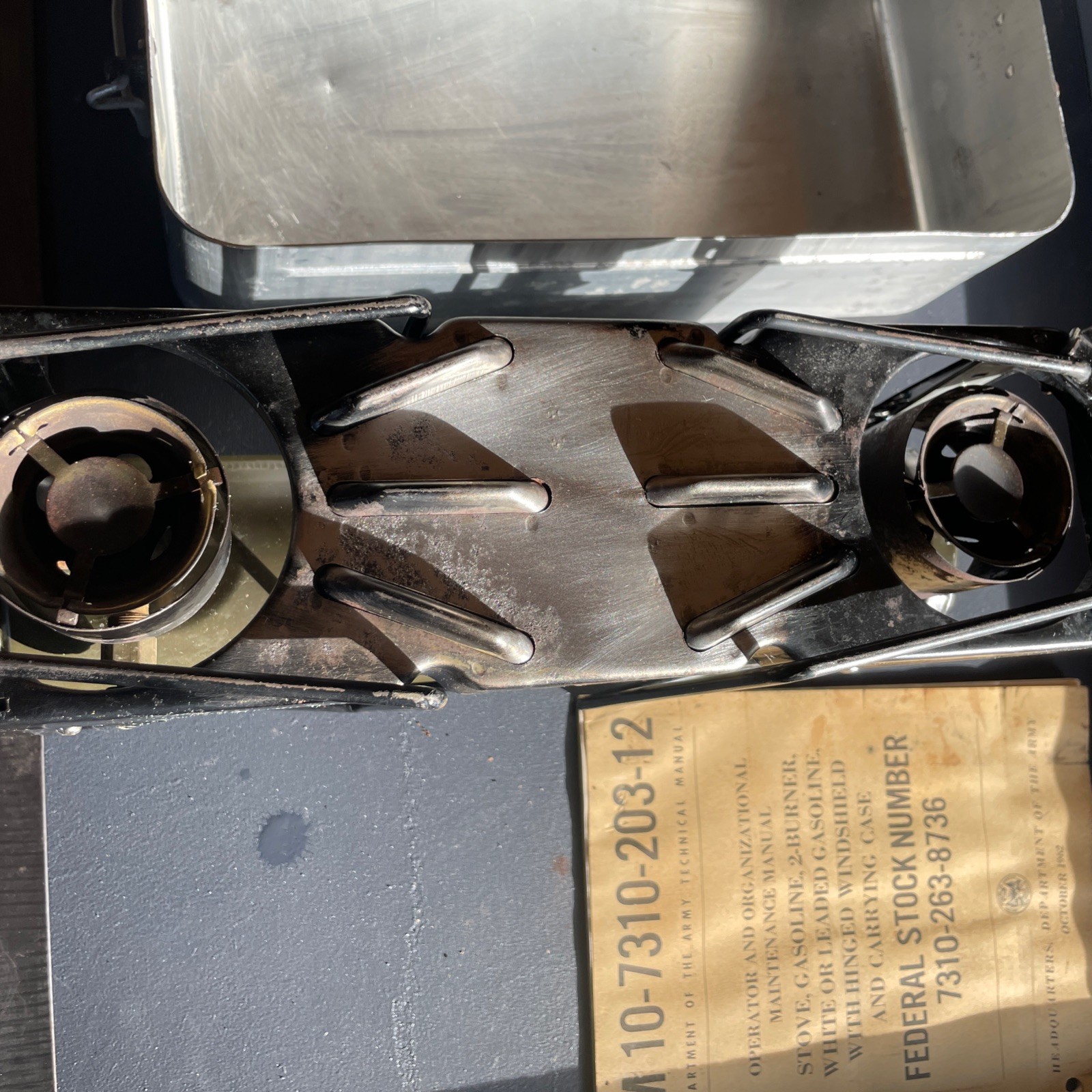Vintage Coleman Camp Stove Model 5 2 Burner Military