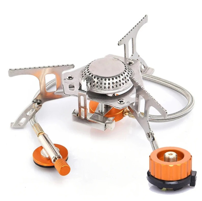 1pcs Portable Folding Camping Gas Stove 3500W Outdoor Picnic Hiking Burner – NEW