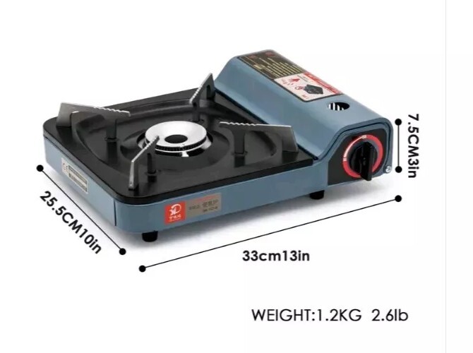 Hillside Butane Portable Canister Stove Comes With A Case New Open Box