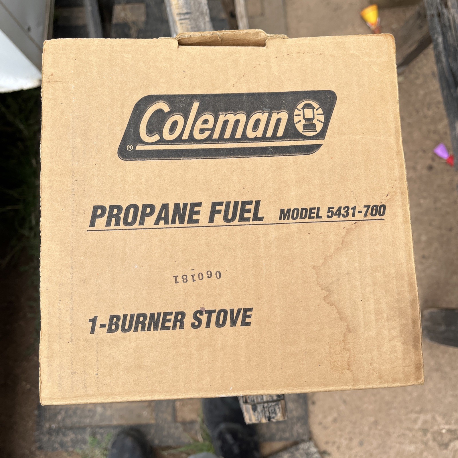 Coleman Propane 1 Burner Stove 5431-700 Brand New Never Used Open Box