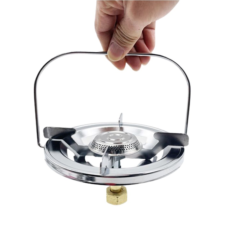 Outdoor Liquefied Gas Burner Cooker Top Camping Stove Furnace Head With Handle