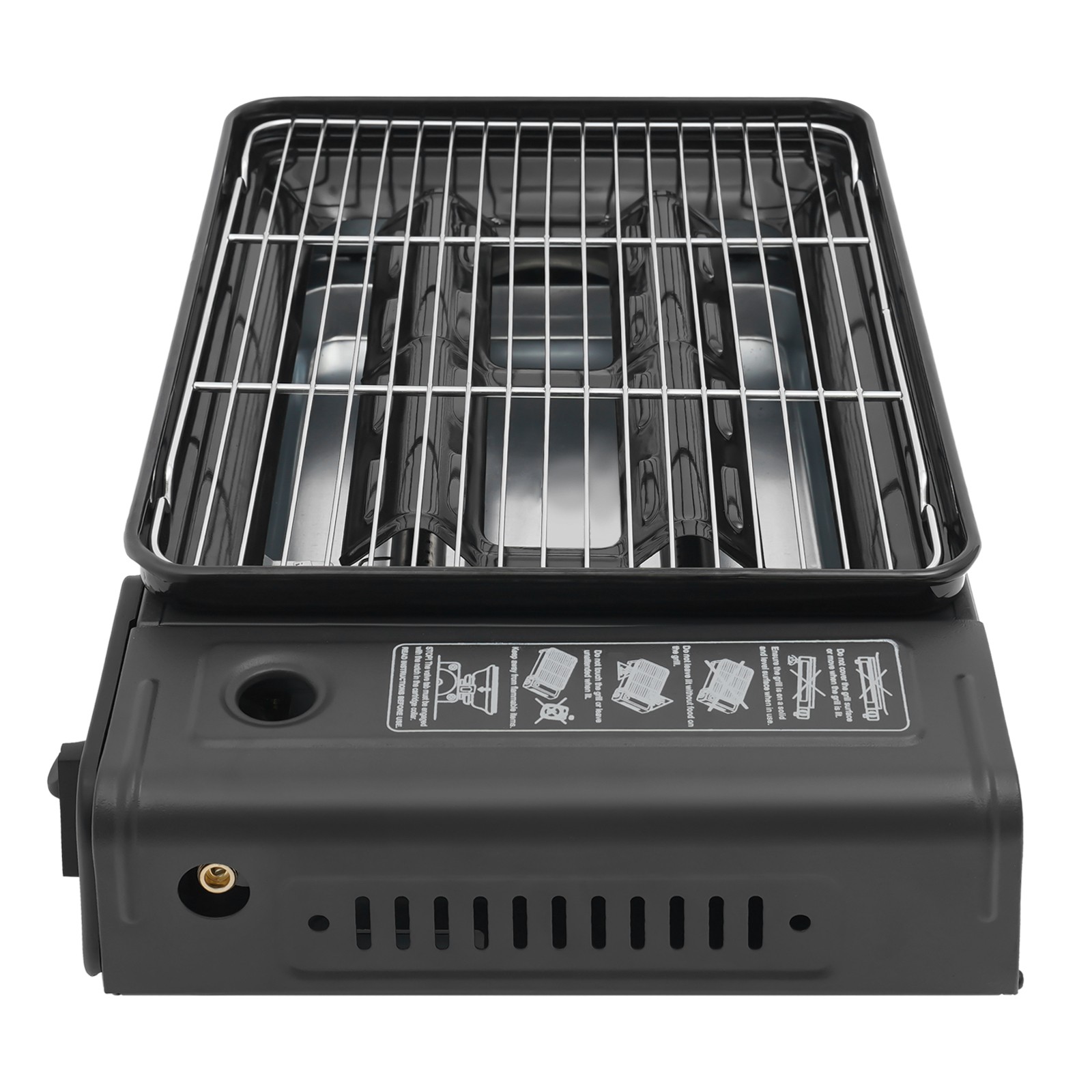 42*26*11cm Gas Barbecue Stove Gas Griddle Countertop Grill Stove LPG Tank Fuel