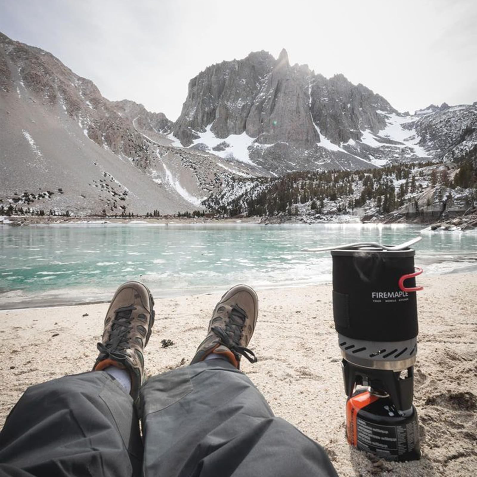 Fixed Star 1 Backpacking And Camping Stove System, Black 18oz | 30% Faster Boil