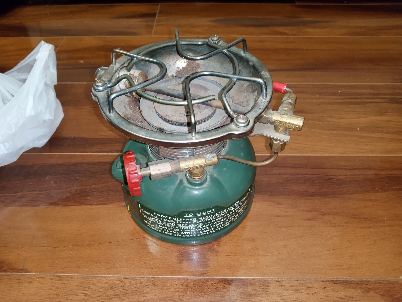Vintage 1969 Coleman Sportster Single Burner Camping Stove 502-700