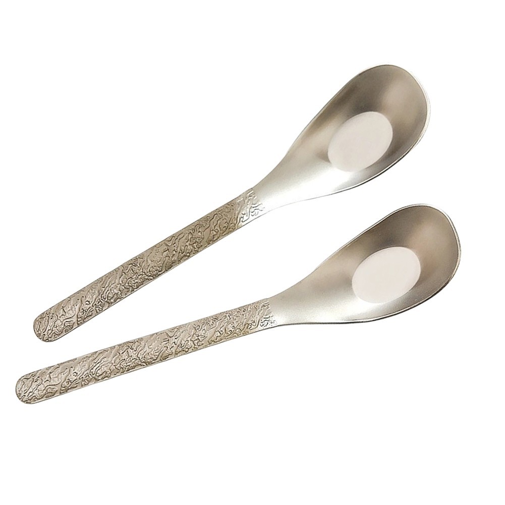 Pure Titanium Spoon 17.2cm Lightweight 25g Heat Stable for Backpacking Meals