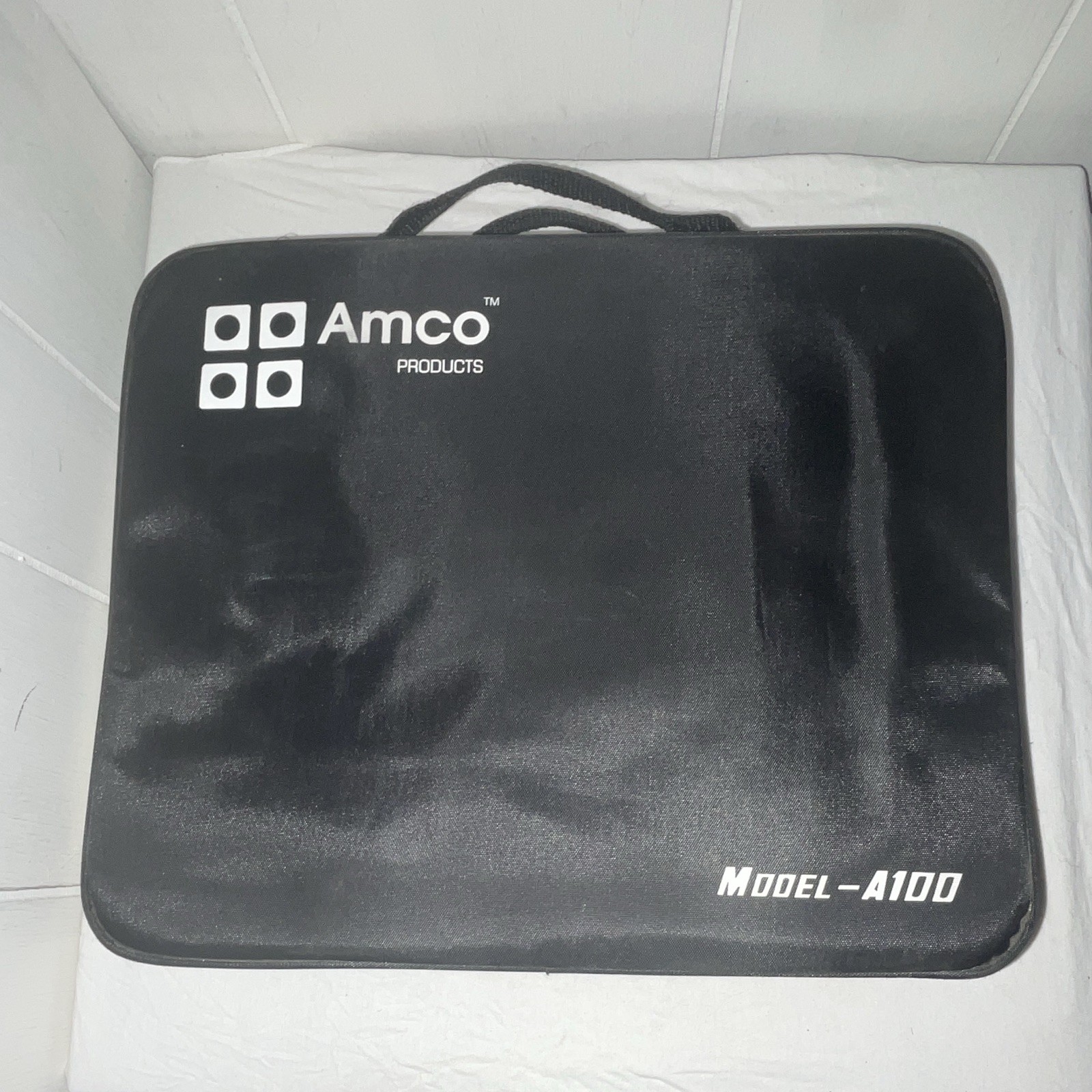 Amco A100 Portable 1 Burner Gas Canister Camping Stove, Black, Carry Case