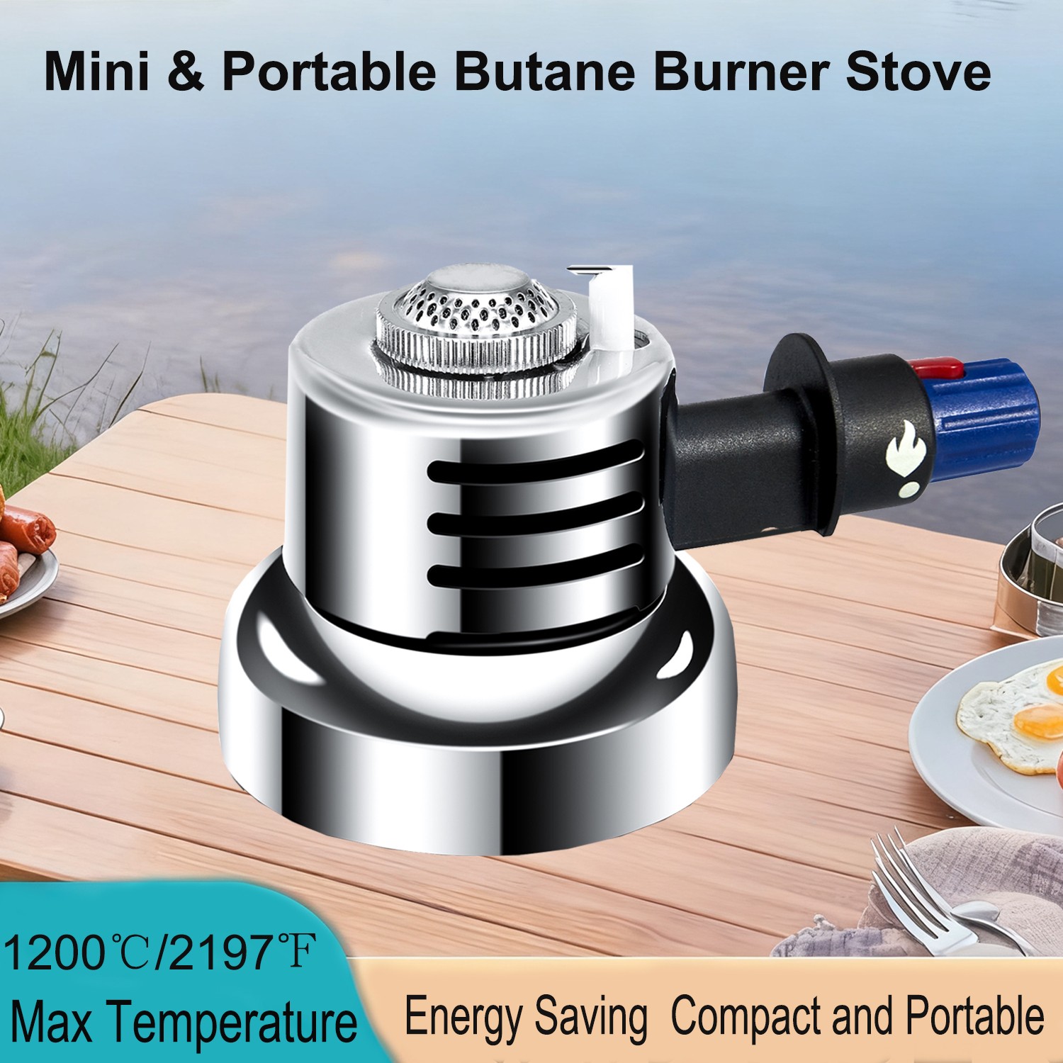 Butane Mini Burner Portable Outdoor Coffee Roaster Syphon Siphon Cooking Stove