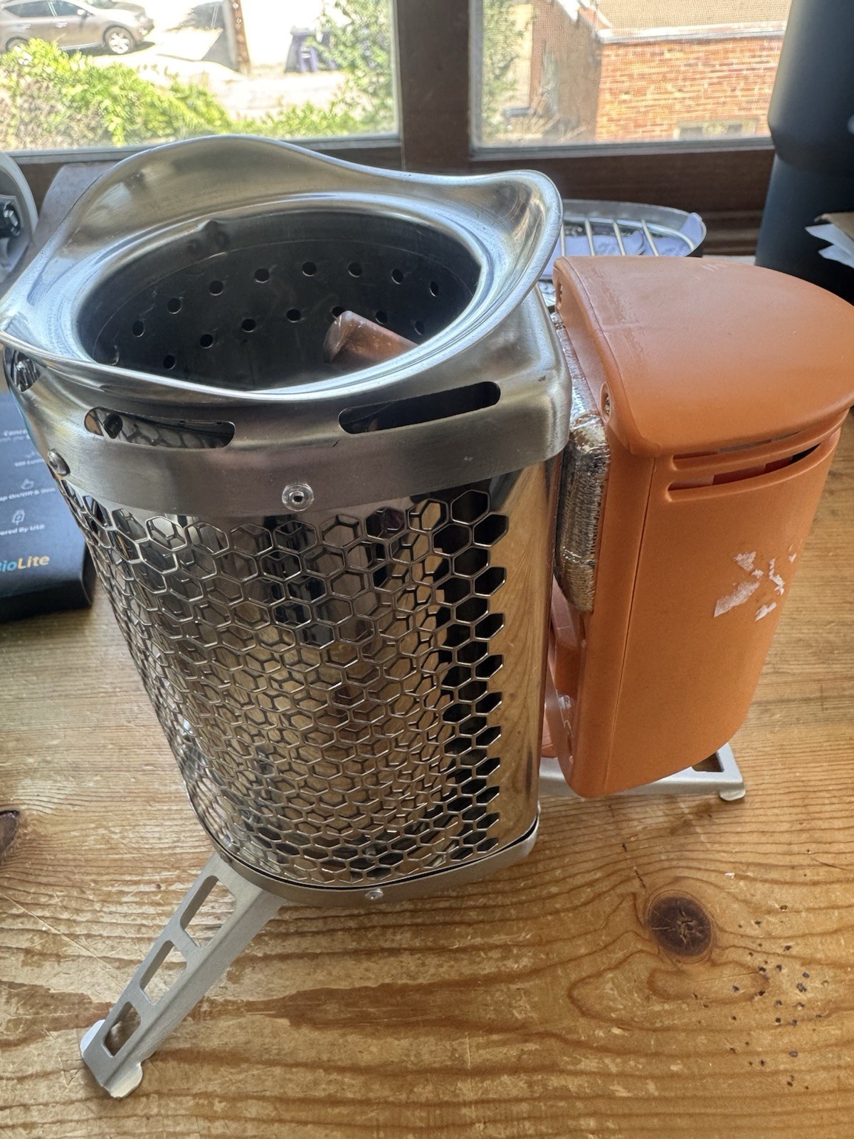 BioLite Solid Fuel Camp Stove, Grill, Light and Cup – Unused